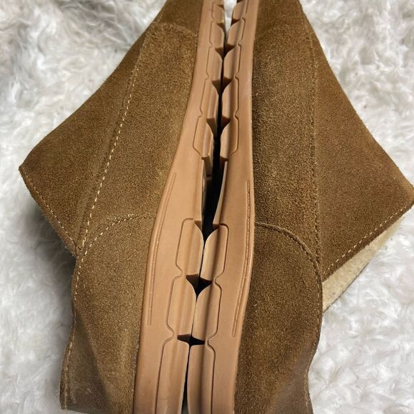 Bear Paw Bruce Men suede slippers wool blend lining sheepskin footbed SZ10 - Picture 5 of 9